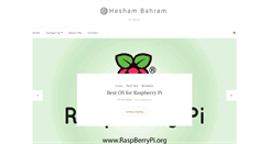 Desktop Screenshot of heshambahram.com