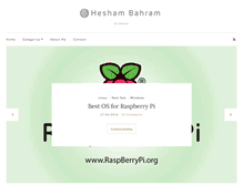 Tablet Screenshot of heshambahram.com